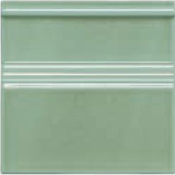 Арт. ADMO5204 Rodapie Clasico Verde Claro Adex Modernista ADMO5204 Rodapie Clasico Verde Claro 15x15