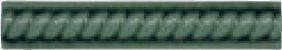 Арт. ADMO5188 Trenza PB Verde Oscuro Adex Modernista ADMO5188 Trenza PB Verde Oscuro 2,5x15
