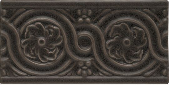 ADNT5059 Relieve Flores Charcoal Adex ADNT5059 Relieve Flores Charcoal 7,5x15