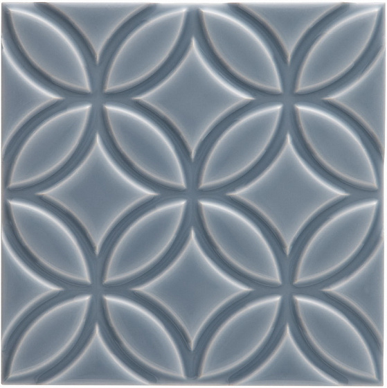 Арт. ADNE4143 Liso Botanical Storm Blue Adex Neri ADNE4143 Liso Botanical Storm Blue 15x15