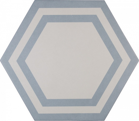 Арт. ADPV9021 Pavimento Hexagono Deco Azure Adex ADPV9021 Pavimento Hexagono Deco Azure 20x23
