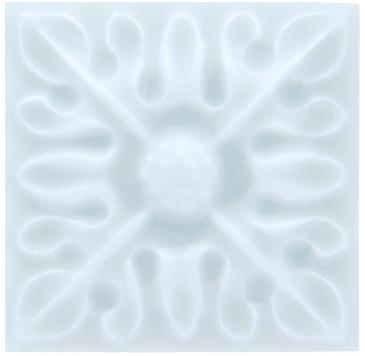 Арт. ADST4110 Taco Relieve Flor №2 Ice Blue Adex Studio ADST4110 Taco Relieve Flor №2 Ice Blue 3x3